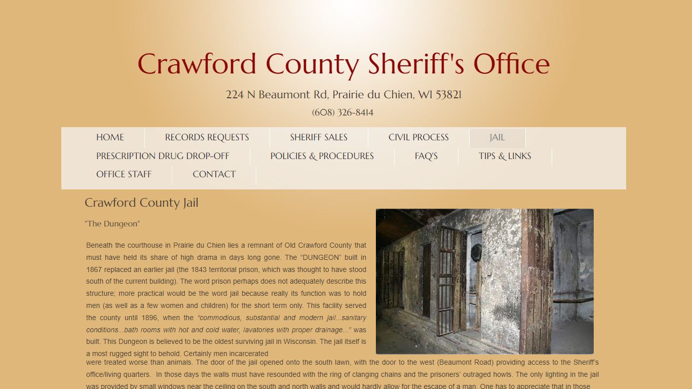 Jail - Crawford County Sheriff's Office